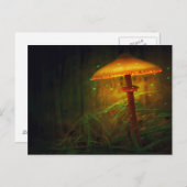 魔法白熱［赤熱］光を放つ茸 ポストカード (正面/裏面)