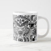 魔法眼。全人類の象徴 ジャンボコーヒーマグカップ (右)