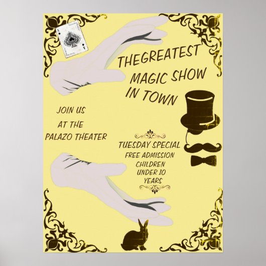 魔法素晴らし靴のヴィンテージスタイルポスター ポスター (正面)