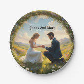 魔法結婚の提案 ペーパープレート (正面)