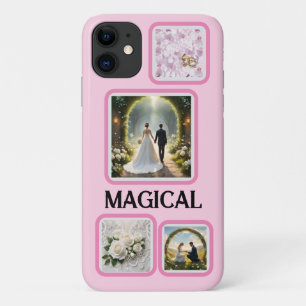 魔法結婚の4つの写真テンプレート iPhone 11 ケース