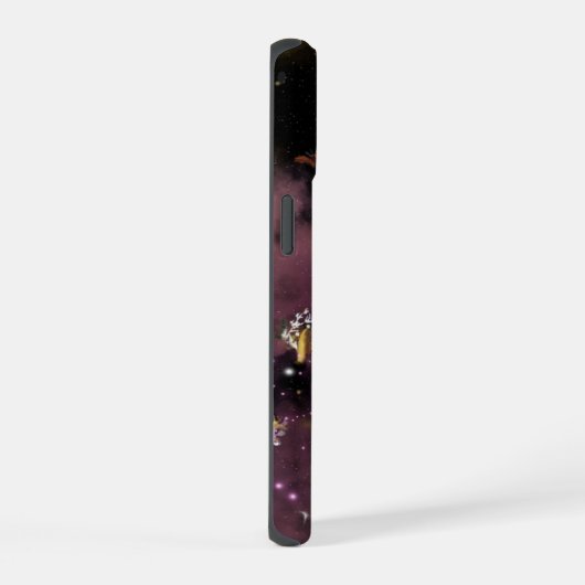 魔法結晶の地 iPhone 15ケース (右側面)