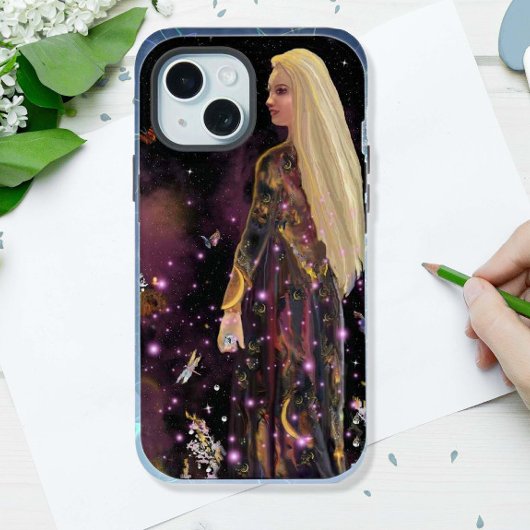 魔法結晶の地 iPhone 15ケース