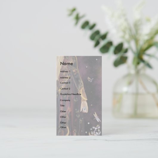 魔法結晶 名刺 (スタンド正面)