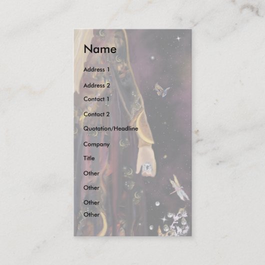 魔法結晶 名刺 (正面)