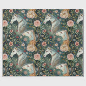 魔法絵を描の馬絵を描馬 ラッピングペーパー (フラット)