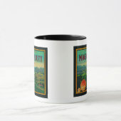 魔法美しいオレンジ色のラベルポートビル(カリフォルニア州) マグカップ (中央)