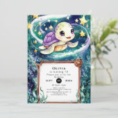 魔法航海ののキッズカメ誕生日 招待状 (スタンド正面)