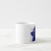 ...魔法花…ジュッタ・ゲイブリエルによるアート….. エスプレッソカップ (正面)