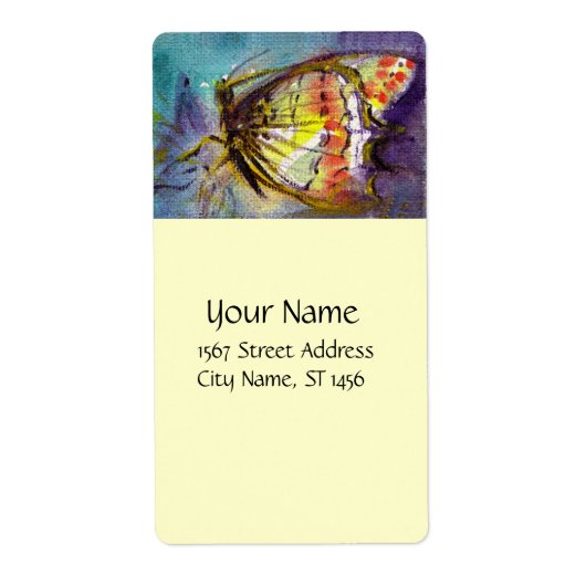 魔法蝶のブルーアイボリー ラベル (正面)