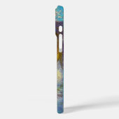 魔法蝶の青い金ゴールドきらめき Case-Mate iPhoneケース (裏面 / 左)