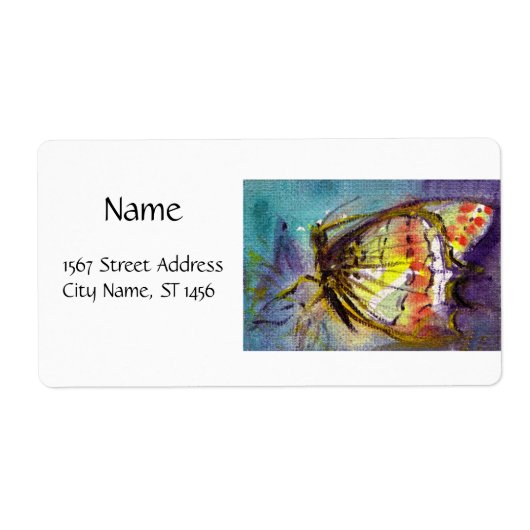 魔法蝶インブルーホワイト ラベル (正面)