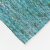 魔法蝶(青) フリースブランケット (角)