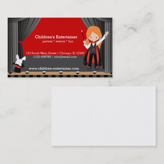 魔法表示 名刺 (正面/裏面)