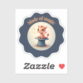 魔法製 – Cute Dragon Sticker シール