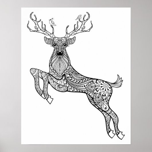 魔法角鹿と鳥のドードル2 ポスター (正面)