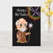 魔法誕生日ハッピーバースデー カード (黄色い花)