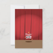 魔法誕生日パーティーの招待状 – Top Hat & Bunny 招待状 (裏面)