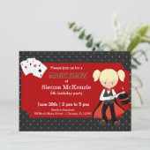 魔法誕生日パーティーを表示 招待状 (スタンド正面)