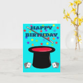 魔法誕生日 カード (黄色い花)