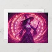 魔法輪に糸を呼び出す魔女 シーズンポストカード (正面/裏面)