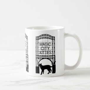 魔法都市猫ちゃんのマグ コーヒーマグカップ