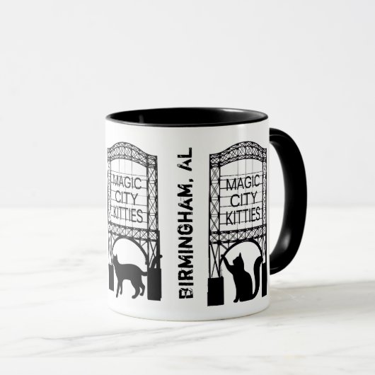 魔法都市猫ちゃんの信号器のマグ マグカップ (正面右)