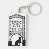 魔法都市猫ちゃんKeychain キーホルダー (裏面)