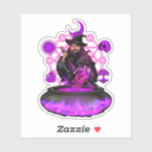 魔法醸造用ウィザードのロゴ付きの醸造 シール (シート)