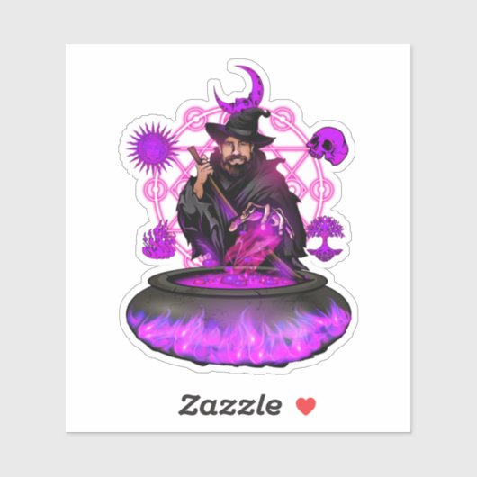 魔法醸造用ウィザードのロゴ付きの醸造 シール (シート)