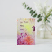 魔法金ゴールドの果実スパークルスジェムモノグラム 名刺 (スタンド正面)