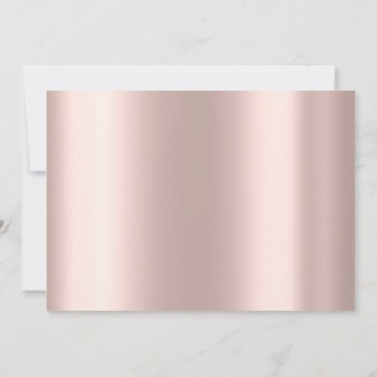 魔法金ゴールドユニコーンホースバースデーパーティー 招待状 (裏面)