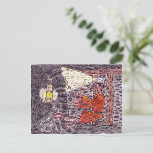 魔法鉱夫 ポストカード (スタンド正面)