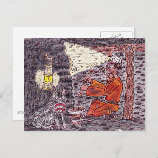 魔法鉱夫 ポストカード (正面/裏面)