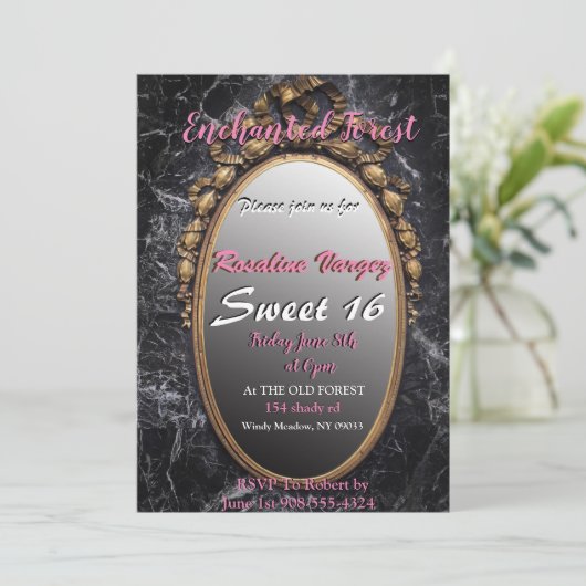 魔法鏡招待状 招待状 (スタンド正面)