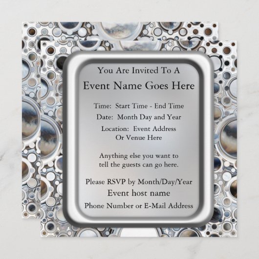 魔法鏡 招待状 (正面/裏面)