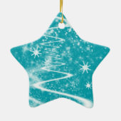 魔法雪きらめくクリスマス セラミックオーナメント (裏面)