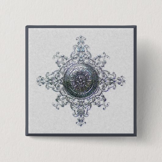 魔法雪片 缶バッジ (正面)