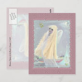 魔法雪、はがき ポストカード (正面/裏面)