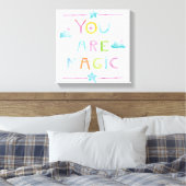 魔法雲あなた魔法 キャンバスプリント (インサイチュ (寝室))