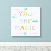 魔法雲あなた魔法 キャンバスプリント (インサイチュ (ウッドフロア))