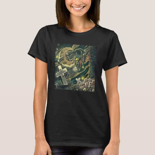 魔法魂の希望のための人生モンスターグラフィカルデザイン Tシャツ (正面)