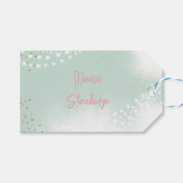 魔法魅惑の妖精オンザスイング子供の誕生日 ギフトタグ