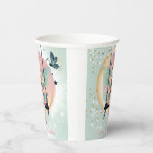 魔法魅惑の妖精オンザスイング子供の誕生日 紙コップ (右)