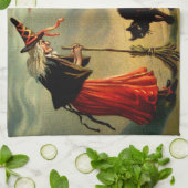 魔法魔法使い キッチンタオル (折り畳み)