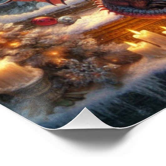 魔法魔法魔法魔法魔法魔導師ドラゴンファンタジーアートポスター ポスター (コーナー)