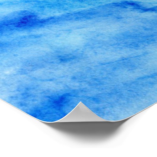 魔法鯨水色 ポスター (角)