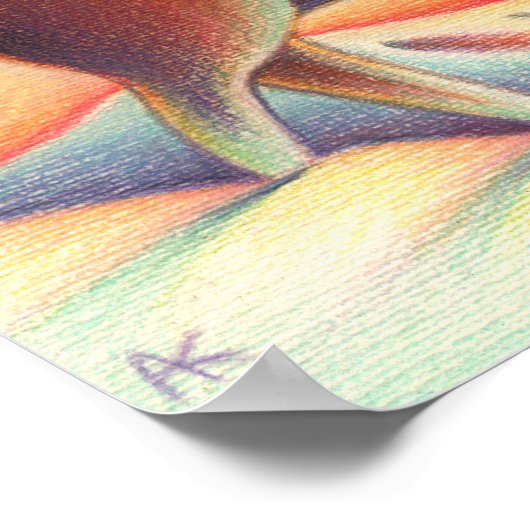 魔法鹿 ポスター (角)