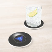 魔法8の球-あなたの文字 コースター (側面)