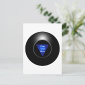 魔法8 Ball – テキスト ポストカード (スタンド正面)